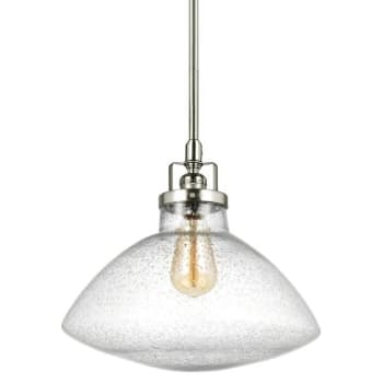 Image for Sea Gull Lighting® Belton 13 in. 1-Light Pendant Fixture (Brushed Nickel) from HD Supply