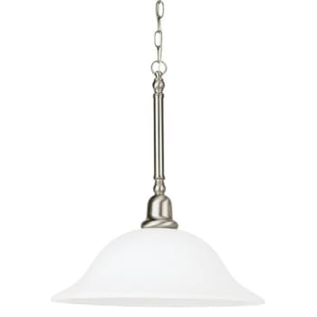Image for Sea Gull Lighting® Sussex One Light LED Pendant Brushed Nickel from HD Supply