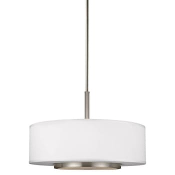 Image for Generation Lighting® Nance Three Light Pendant Brushed Nickel from HD Supply