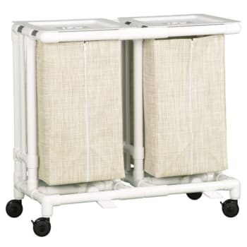 Image for Ipu® Standard Double Hamper With Foot Pedal Cap Linen Mesh from HD Supply