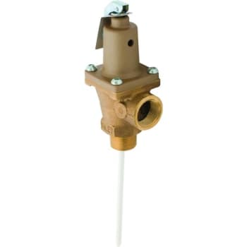 Image for Watts® Commercial T & P Valve, 3/4" MIP Inlet x 3/4" FIP Outlet, 75 To 150 PSI from HD Supply