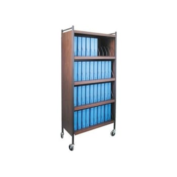 Image for Omnimed Standard Vertical Cabinet Rack 5 Shelves 40 Binder Capacity Beige from HD Supply