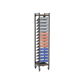 Image for Omnimed Standard Horizontal Open Chart Rack 15 Chart Capacity Beige from HD Supply