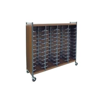 Image for Omnimed Standard Horizontal Cabinet Rack 40 Chart Capacity Beige from HD Supply