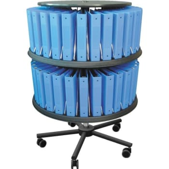 Omnimed Chart Carousel Double Tier 60 Chart Capacity