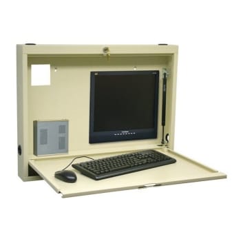 Image for Omnimed Compact Informatics Wall-Mount Desk Beige from HD Supply