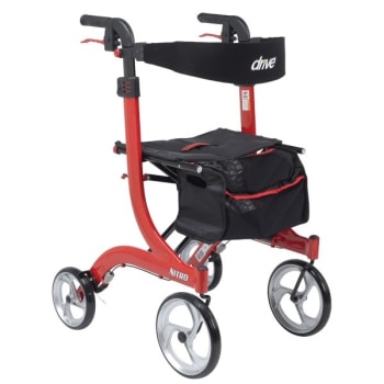 Image for Drive Devilbiss Healthcare™ Nitro Rollator,tall,red Frame from HD Supply