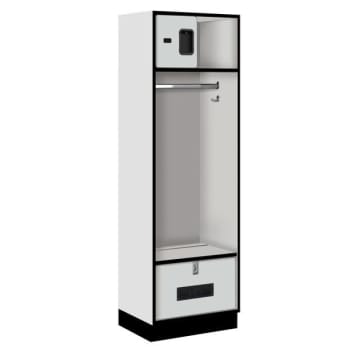 Image for Salsbury Industries® Gray-Designer Wood Open Access Locker 6 Feet X 18 Inches from HD Supply