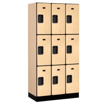 Image for Salsbury Industries® Maple-Designer Wood Locker 6 Feet X 18 Inches from HD Supply
