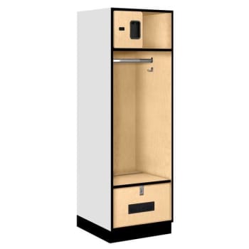 Salsbury Industries® 24 Inch Wide Designer Wood Open Access Locker
