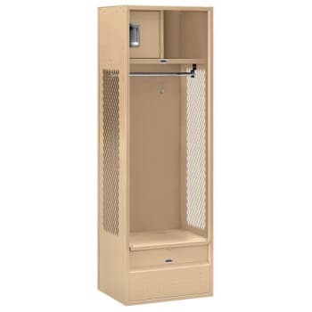 Image for Salsbury Industries® Tan-24 Inch Open Access Metal Locker 6 Feet X 18 Inches from HD Supply