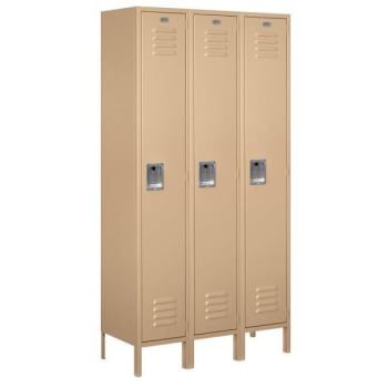 Image for Salsbury Industries® Single Tier Standard Metal Locker-Tan-6 Feet X 15 Inches from HD Supply