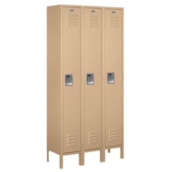 Image for Salsbury Industries® Tan 12 Inch Wide-Standard Metal Locker-6 Feet X 12 Inches from HD Supply