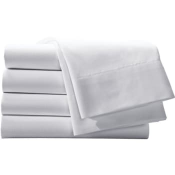 Best Western Centima Classic Fitted Sheet, Queen, 60x80x15", White, Case Of 24