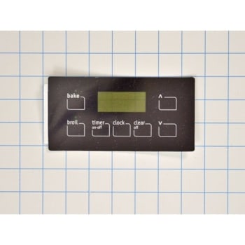 Image for Electrolux Replacement Control Overlay For Range, Part #316220725 from HD Supply
