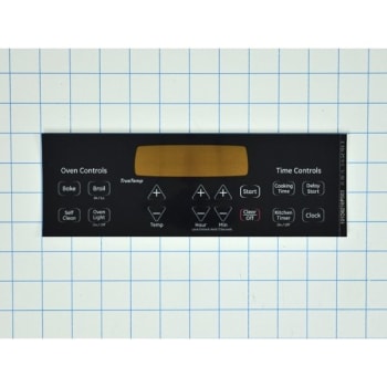GE Replacement Black Faceplate For Wall Oven, Part #WB27T11229
