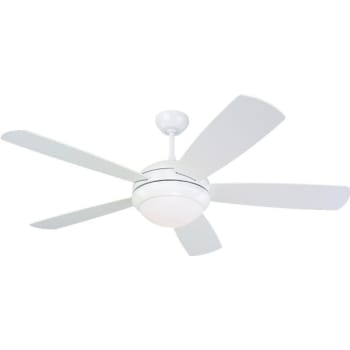 Image for Generation Lighting Discus 52 In. 5-Blade Led Ceiling Fan W/ Light (White) from HD Supply