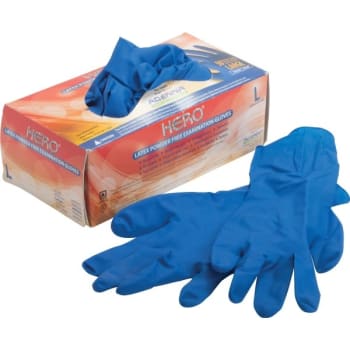 Adenna® Hero® Powder-Free Latex Gloves Large Box Of 50