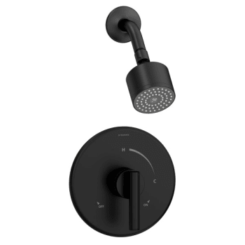 Image for Symmons® Dia® Matte Black 1.5 Gpm Shower Trim from HD Supply