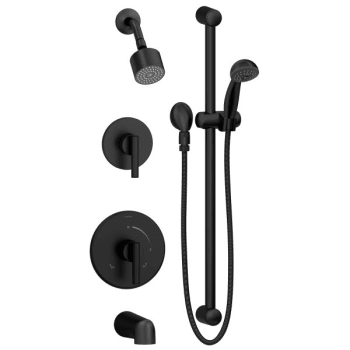 Image for Symmons® Dia® Matte Black 1.5 Gpm Tub/shower Trim from HD Supply