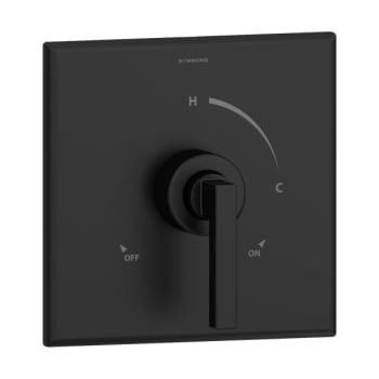 Image for Symmons® Duro® Matte Black Shower Valve Trim from HD Supply