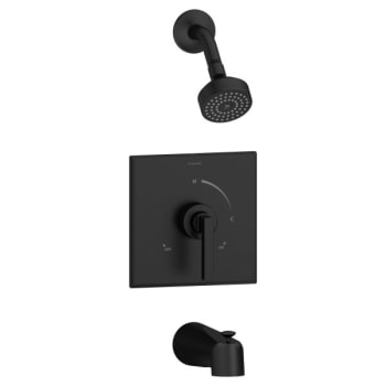 Image for Symmons® Duro® Matte Black 1.5 Gpm Tub/shower Trim from HD Supply