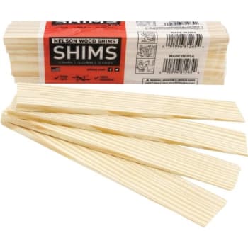 Nelson Wood Shims Pine Wood Shims, Package Of 12