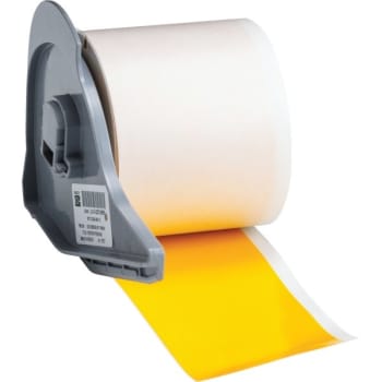 Image for Brady® BMP71 Repositionable Vinyl Labels 2" W x 50 ft L Yellow from HD Supply