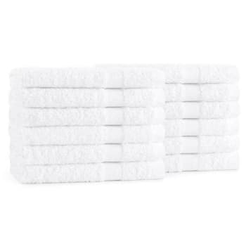Cotton Bay® Essential™ Square Wash Cloth Cam 12x12 1 Lb/dozen White, Case Of 300