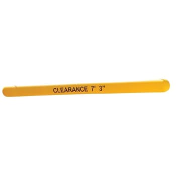 Image for Vestil Clearance Bar Without Lettering 110 Inches from HD Supply