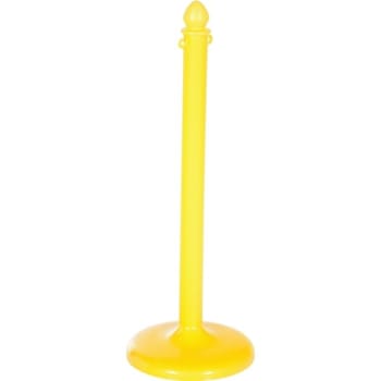 Image for Vestil Yellow Floor Mounting Plastic Barricade Posts, Package Of 4 from HD Supply