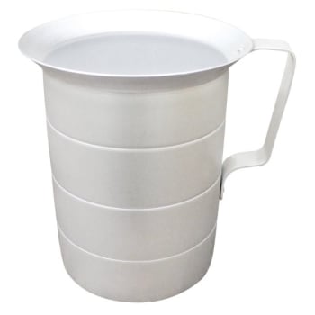 Thunder Group® 4 Qt Aluminum Liquid Measuring Cup 8-1/2 X 8-1/2  X 8-1/2 Inches