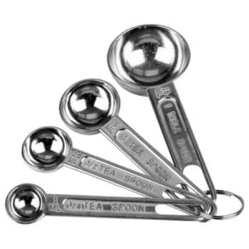 Image for Thunder Group® Aluminum Measuring Spoon Set from HD Supply