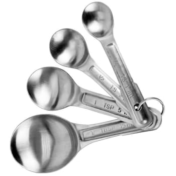 Image for Thunder Group® Stainless Steel Measuring Spoon Set from HD Supply