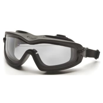 Image for Pyramex Safety ®  V2G Plus Black Frame/Dual Clear Anti-Fog Lens from HD Supply