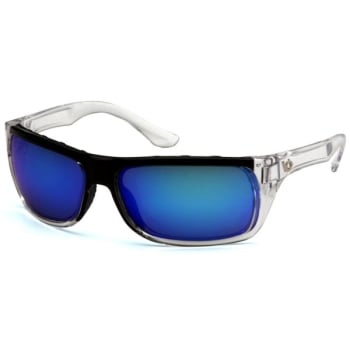 Image for Venture Gear®  Vallejo Clear Frame/Ice Blue Mirror Lens from HD Supply
