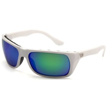 Image for Venture Gear®  Vallejo White Frame/Polarized Green Mirror Lens from HD Supply
