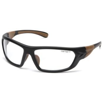 Image for Carhartt®  Carbondale Safety Eyewear Black And Tan Frame/Clear Lens from HD Supply