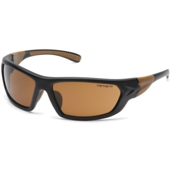 Image for Carhartt®  Carbondale Safety Eyewear Black And Tan Frame/Sandstone Bronze Lens from HD Supply