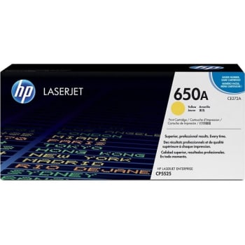Image for Hp 650a Yellow Original Laserjet Toner Cartridge from HD Supply