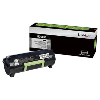 Image for Lexmark™ 50F0H0G High-Yield Black Original Toner Cartridge from HD Supply