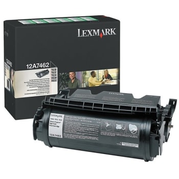 Image for Lexmark™ 12A7468 Return Program High-Yield Laser Black Toner Cartridge from HD Supply