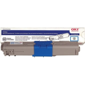 Image for OKIDATA® 44469721 High-Yield Laser Cyan Toner Cartridge from HD Supply