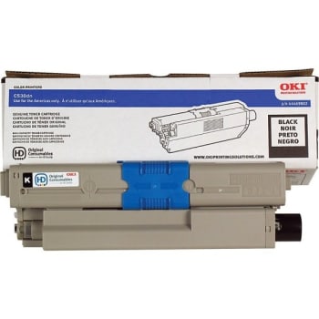 Image for Okidata® 44469802 High-Yield Laser Black Toner Cartridge from HD Supply