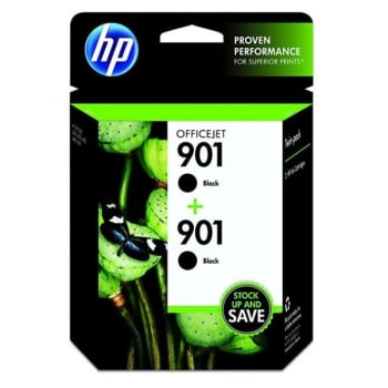 Image for Hp 901 Black Original Laserjet Twin-Pack Ink Cartridge from HD Supply