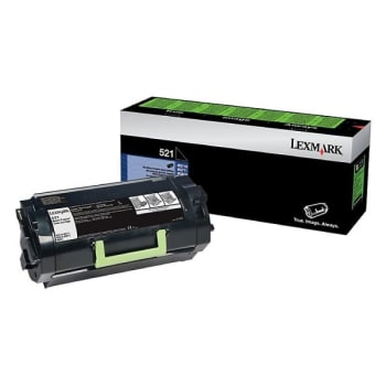 Image for Lexmark™ Unison 521 Standard Yield Return Program Black Toner Cartridge from HD Supply