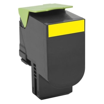 Image for Lexmark™ Unison 80c10y0 801y Standard Yield Yellow Laser Toner Cartridge from HD Supply