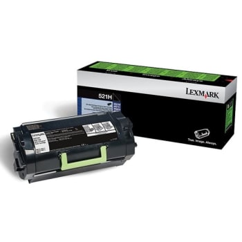 Image for Lexmark™ 521H/50F1U0E Remanufactured Extra High-Yield Black Toner Cartridge from HD Supply