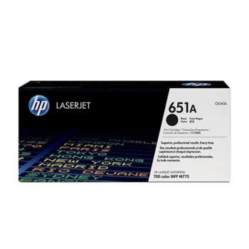 Image for HP 651A Standard Yield Black Toner Cartridge from HD Supply