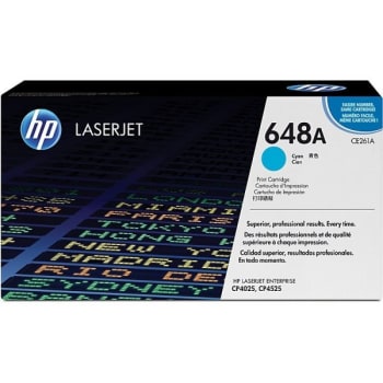 Image for HP 648A Original Cyan Toner Cartridge from HD Supply